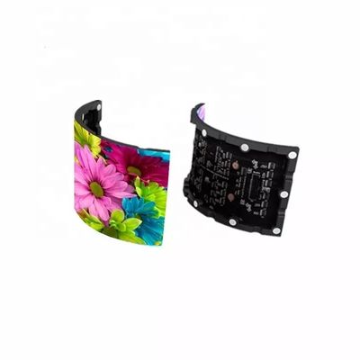 실내 P1.8mm 유연 LED 패널 화면 디스플레이 원형 곡선 모양 실린더