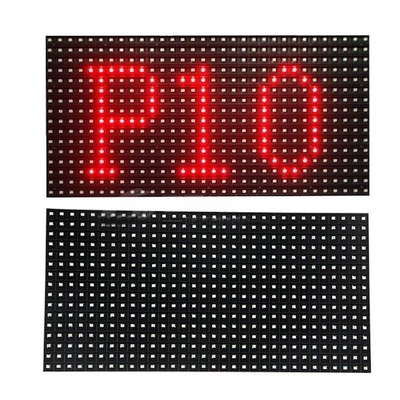 주문 P10 실내 단색 모듈형 LED 디스플레이 패널 10mm online manufacture
