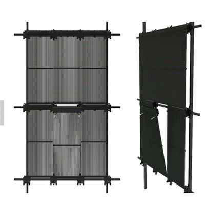 주문 극 얇은 외부 투명한 LED 디스플레이 7.8-10mm 캐비닛 커튼 장식 online manufacture