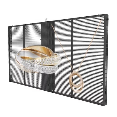 주문 1000x1000mm 투명 LED 디스플레이 패널 P3.91-7.8 광고 외관 유리 online manufacture