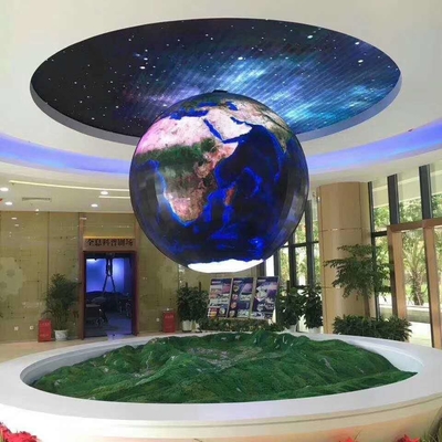 주문 구형 볼 LED 화면 상업용 풀 컬러 3D 비디오 online manufacture