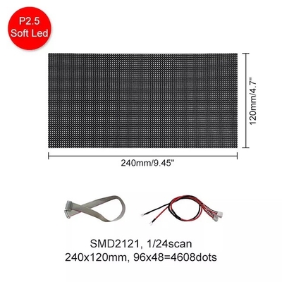 주문 원형 구부러진 모듈형 LED 디스플레이 패널 실내 롤 폴딩 online manufacture