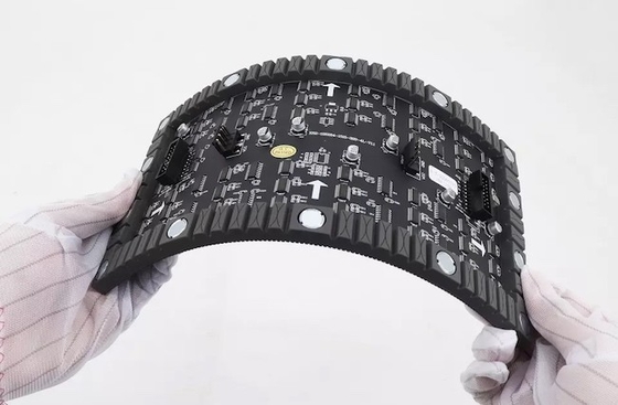 주문 고해상도 P2mm 부드러운 곡선 쇼핑몰 실린더 유연 LED 디스플레이 스크린 online manufacture