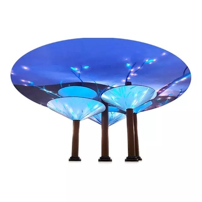 주문 나무 모양 유연 LED 디스플레이 스크린 크리에이티브 P2 실내 online manufacture